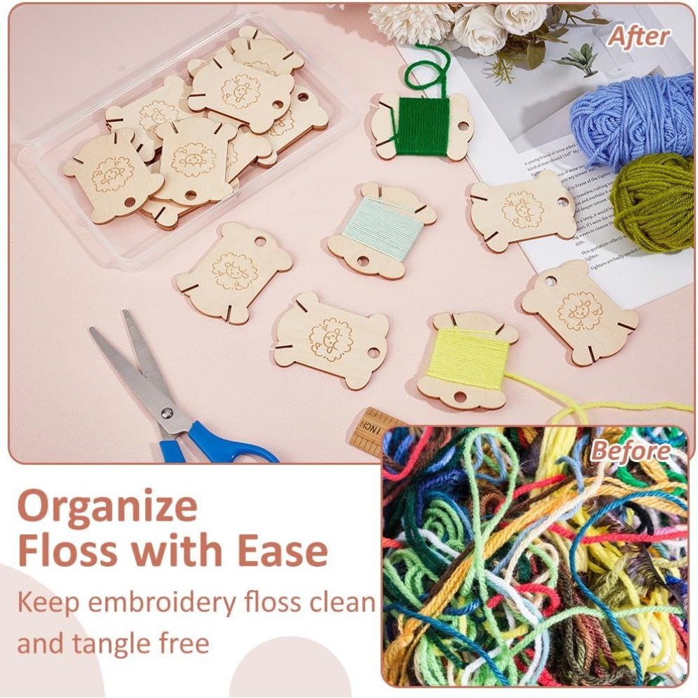 20 pezzi di tavole in legno pe - Embroidery Craft recensione e prezzo