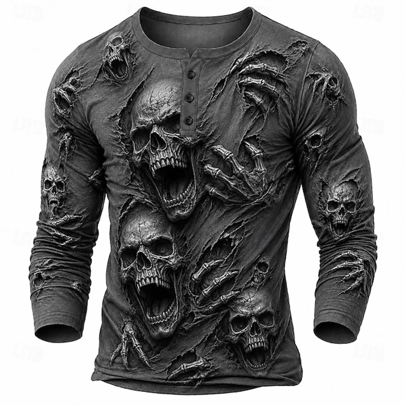T-shirt da uomo a maniche lung - Embellish Knit recensione e prezzo