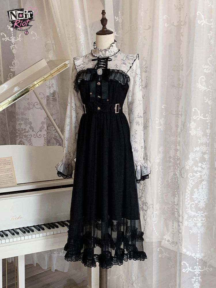 Abito Lolita Vintage Francese  - Elastic Lace Trim recensione e prezzo